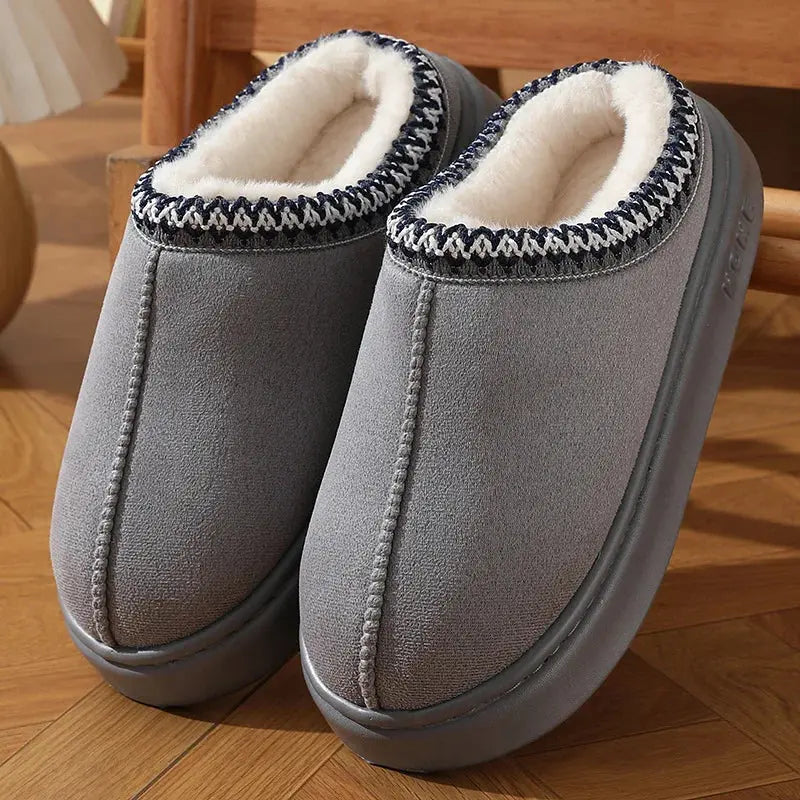 2025 New Fashion Fluffy Platform Slippers TrendShify