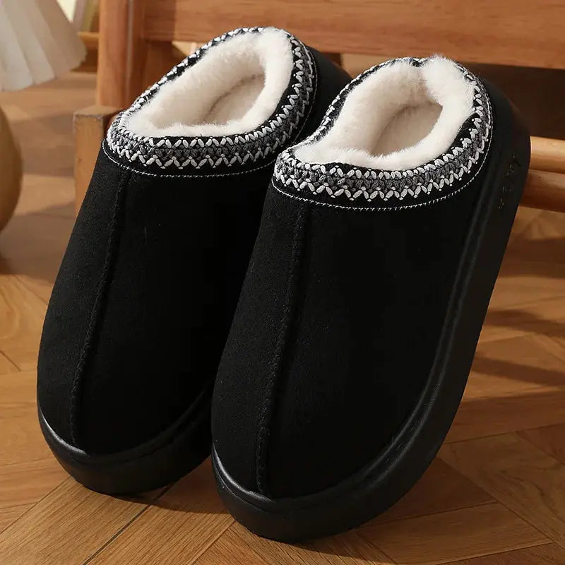 2025 New Fashion Fluffy Platform Slippers TrendShify